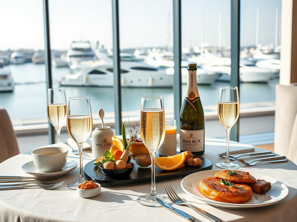 Luxury brunch at Yas Marina before Formula 1 qualifying session in Abu Dhabi 2025 Luxury brunch at Yas Marina before Formula 1 qualifying session in Abu Dhabi 2025