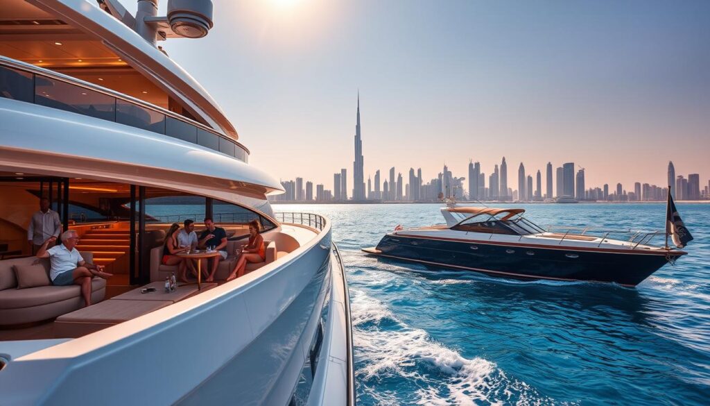 luxury yacht experience Dubai