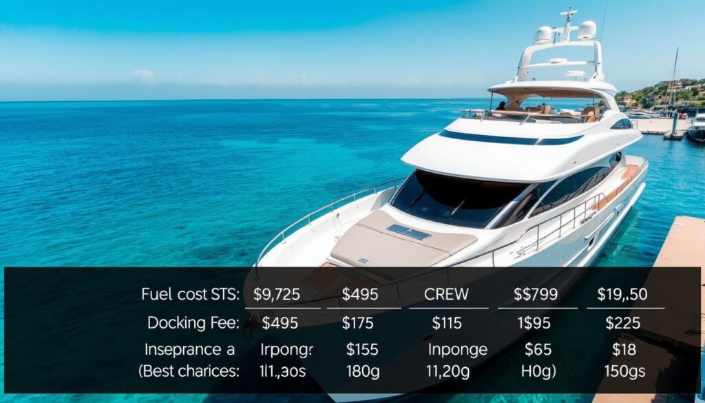 yacht charter cost