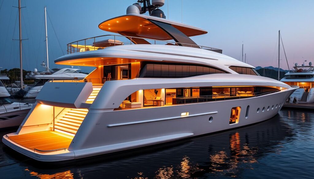yacht rental amenities